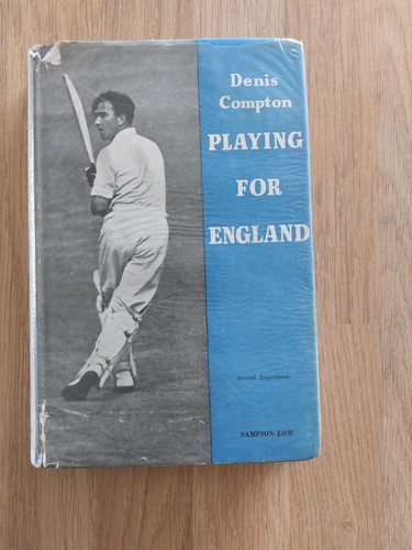 Denis compton signed cricket - denis,