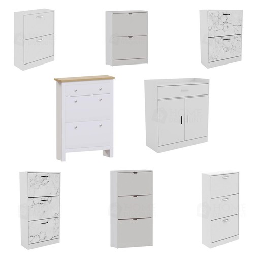 White shoe rack - white,