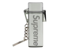 SUPREME  SS20A54B  WATERPROOF LIGHTER CASE KEYCHAIN - SMOKE- NEW