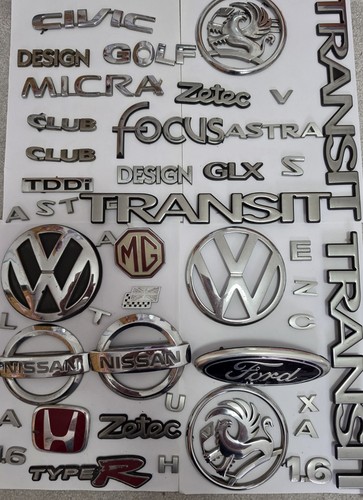 Job lot car badges - job,