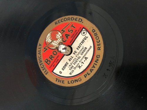 Broadcast records come all - broadcast,