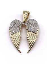 9ct Gold Angel Wings Large