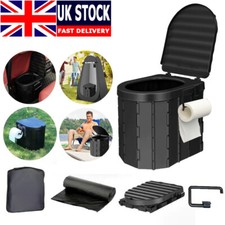 Portable Folding Camping Toilet Compact Potty Loo Caravan Toilet Picnic Fishing