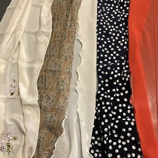 5 Long Scarves 40+” Vintage