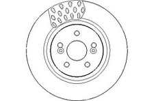 FRONT BRAKE DISCS FOR  RENAULT
