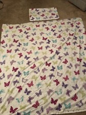 NEXT Butterfly Pattern Double Duvet Cover and Pillow Case