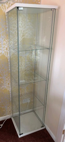 Ikea detolf white glass - ikea,