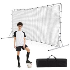Portable Soccer Rebounder Net, Soccer Training Equipment w/Carry Bag by Costway