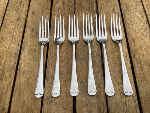 Dinner forks silver - dinner, plated