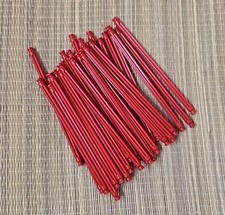 20 x K'NEX Pieces - KNEX Red Rod 128mm - #90954. Free Delivery 