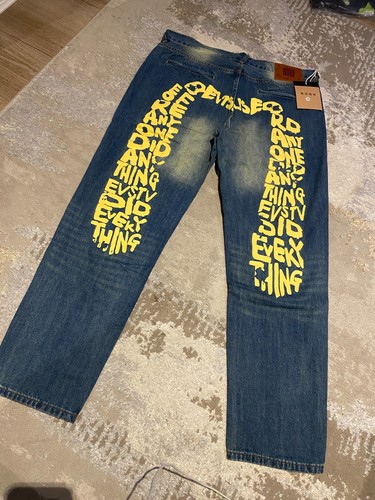 Evisu mens denim jeans - denim,