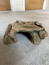 Reptile Hide Cave Rock Decoration – Lizard Snake Gecko Spider Shelter Ornament