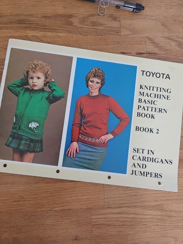 Toyota knitting machine basic - machine,