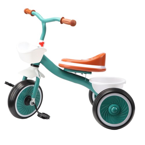 Green tricycle for toddlers - green,