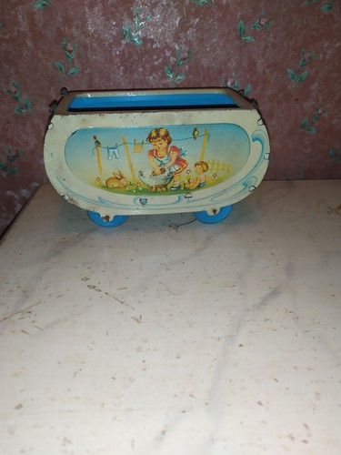 Metal tin dolls pram shop - dolls,