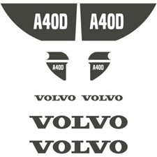 Decal Sticker Set Volvo A40D ADT Dump truck Decal Set