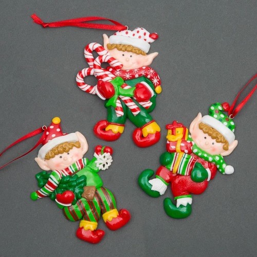 Hand printed elfs christmas - hand,