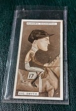 JOHN PLAYER RACING CARICATURES 1925 CIGARETTE CARD #35 Victor Smyth, Sleeved