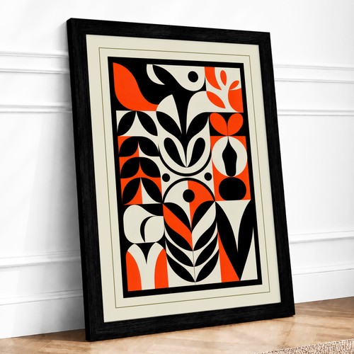 Botanical deco art framed - deco,