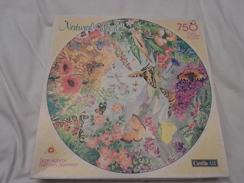 Natural world circular jigsaw - world,
