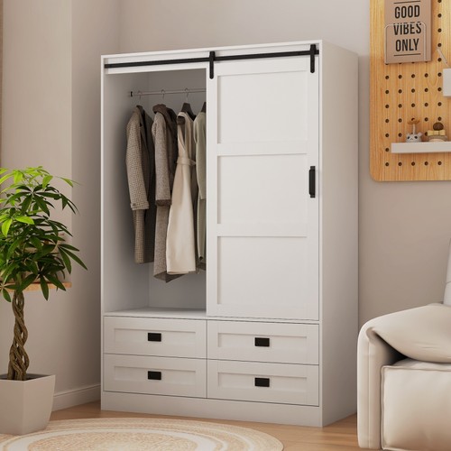 Armoire closet wooden wardrobe - armoire,
