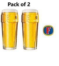 2 x Fosters Pint Glasses