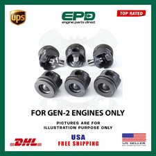 PISTON WITH RINGS x6 FITS LAND