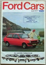 FORD CAR RANGE Sales Brochure