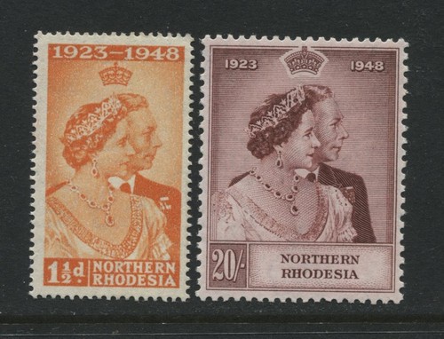 Northern rhodesia 1948 - northern, silver