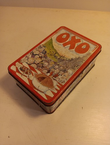 Vintage oxo tin - vintage,