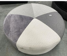 DFS Large Round Patterned Grey