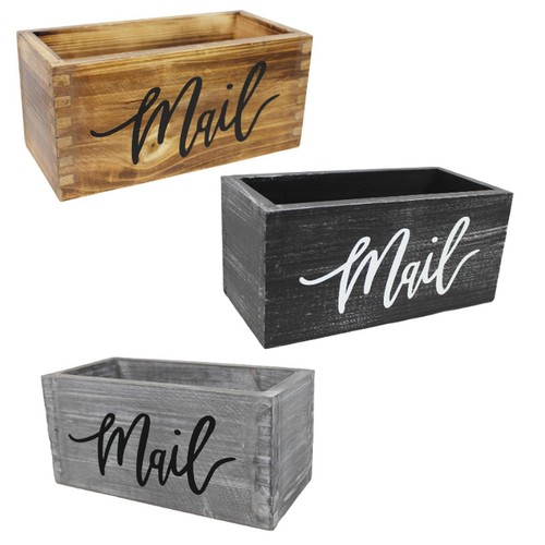 Letter tray wooden - ,