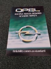 OPEL RANGE BROCHURE, 1979, ASCONA, MANTA, REKORD, SENATOR, MONZA. PLEASE READ...