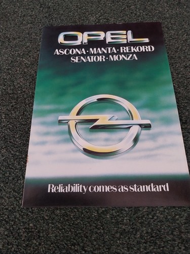 Opel range brochure - opel, brochure,