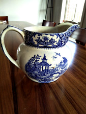 Antique jug willow pattern - antique,