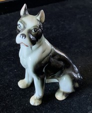 Porcelain French Bull Dog Fine Bone China Figurine