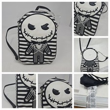 Disney Store Jack Skellington Nightmare Before Christmas Crossbody Shoulder Bag