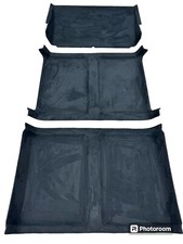 Land Rover Defender 110 Full Headlining Section GRP Finished Black Suede 4 Piece