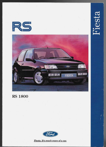 Ford fiesta 1800 1994 uk - ford, rs
