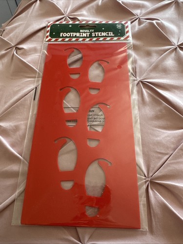 Elf footprint stencil - elf,