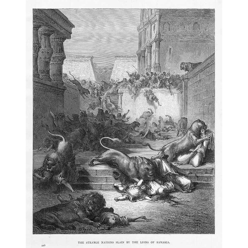Strange nations slain - nations, lions