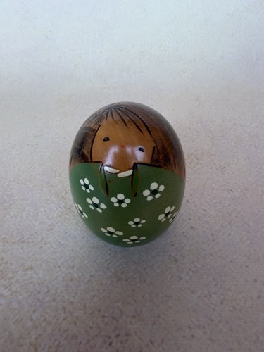 Kokeshi doll happy girl small - doll,