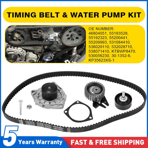Timing belt water pump kit - belt,