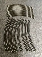 Hornby R609 Job Lot Of Nickel Silver Curved Track OO Gauge