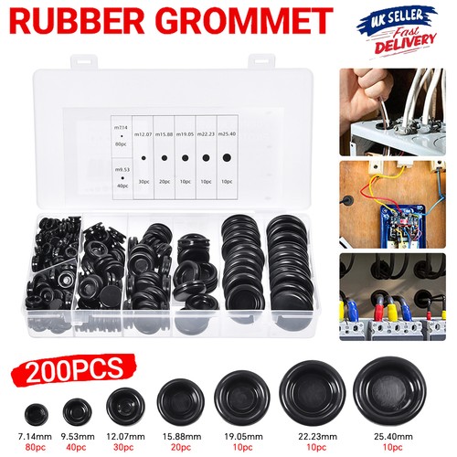 200pcs rubber grommet - 200pcs,