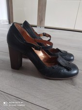 Bronx Black Leather Shoes 50,'s Rockabilly Size 6 (39) Used