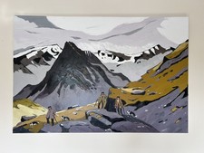 LARGE Welsh oil painting -
