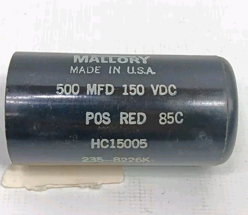 Mallory hc15005 500 - 500, 150vdc