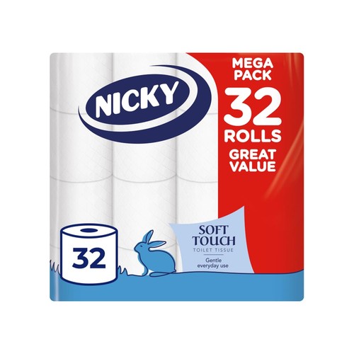 Nicky soft touch toilet tissue - nicky,