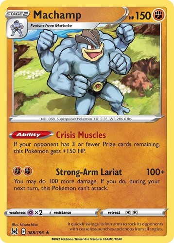 Pokemon machamp 088 - pokemon, 088/196
